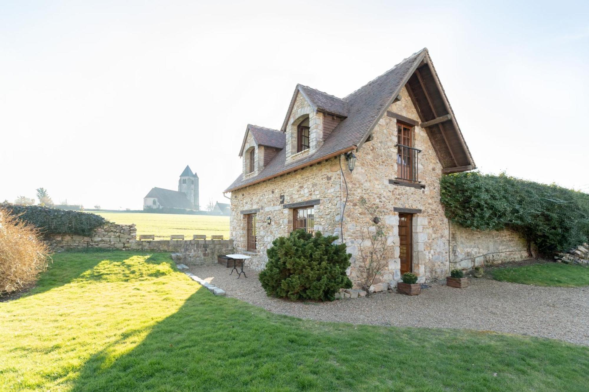 Hotel Le Colombier De Hanches - Teritoria Exteriér fotografie