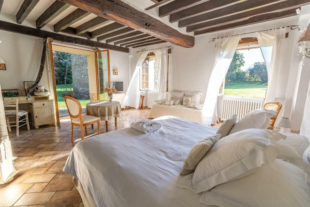 Hotel Le Colombier De Hanches - Teritoria Exteriér fotografie